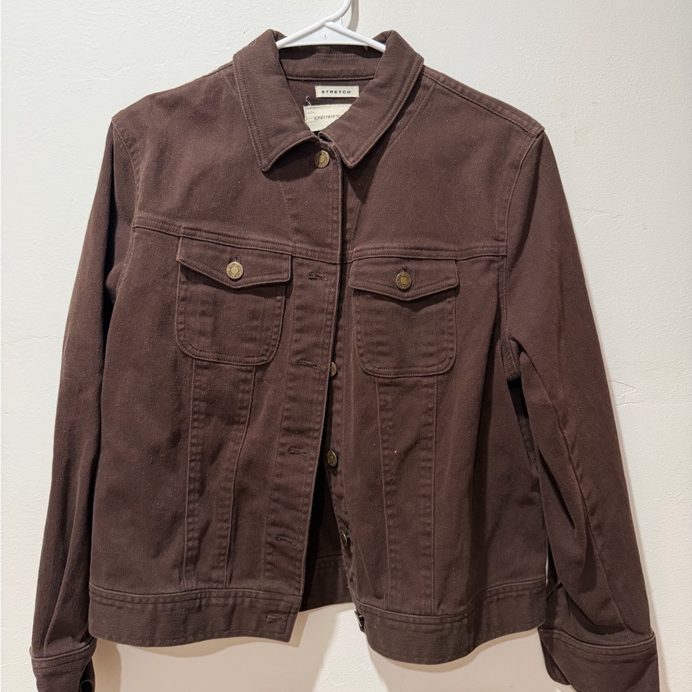 Vintage Brown Women's Denim Jacket